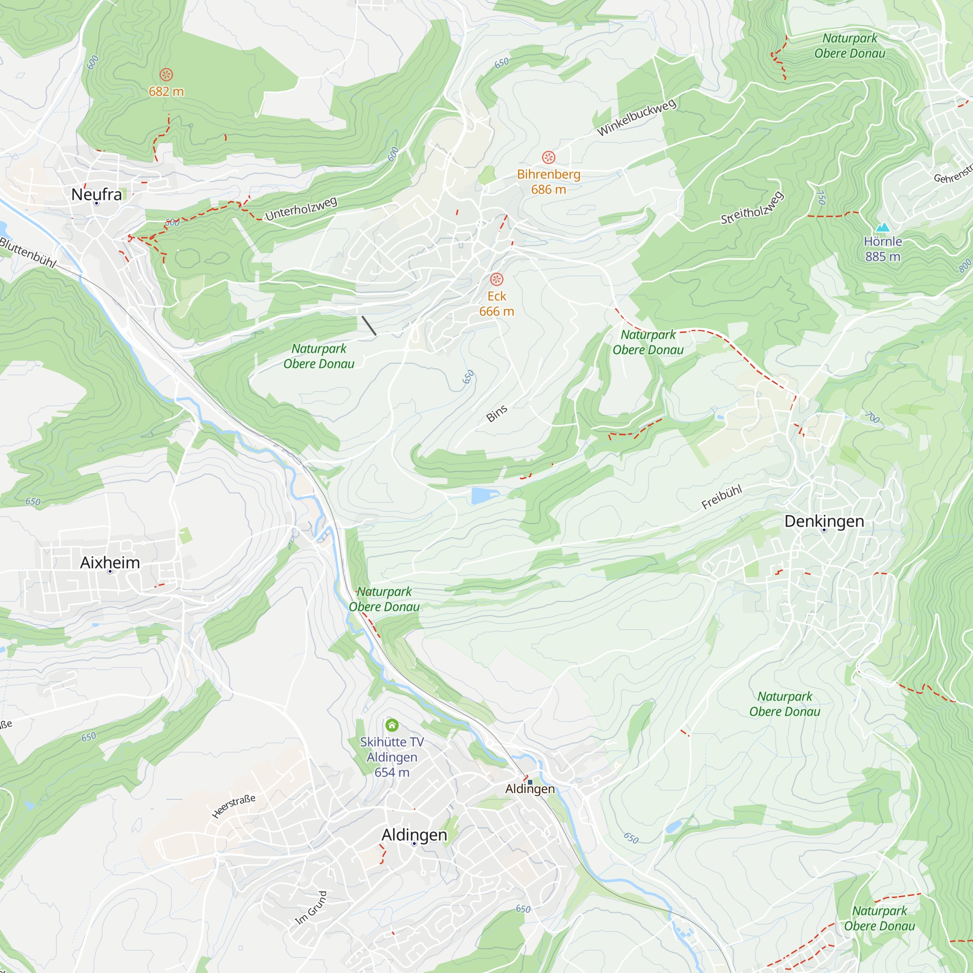 Fischerhütte Angelsportverein Trossingen map