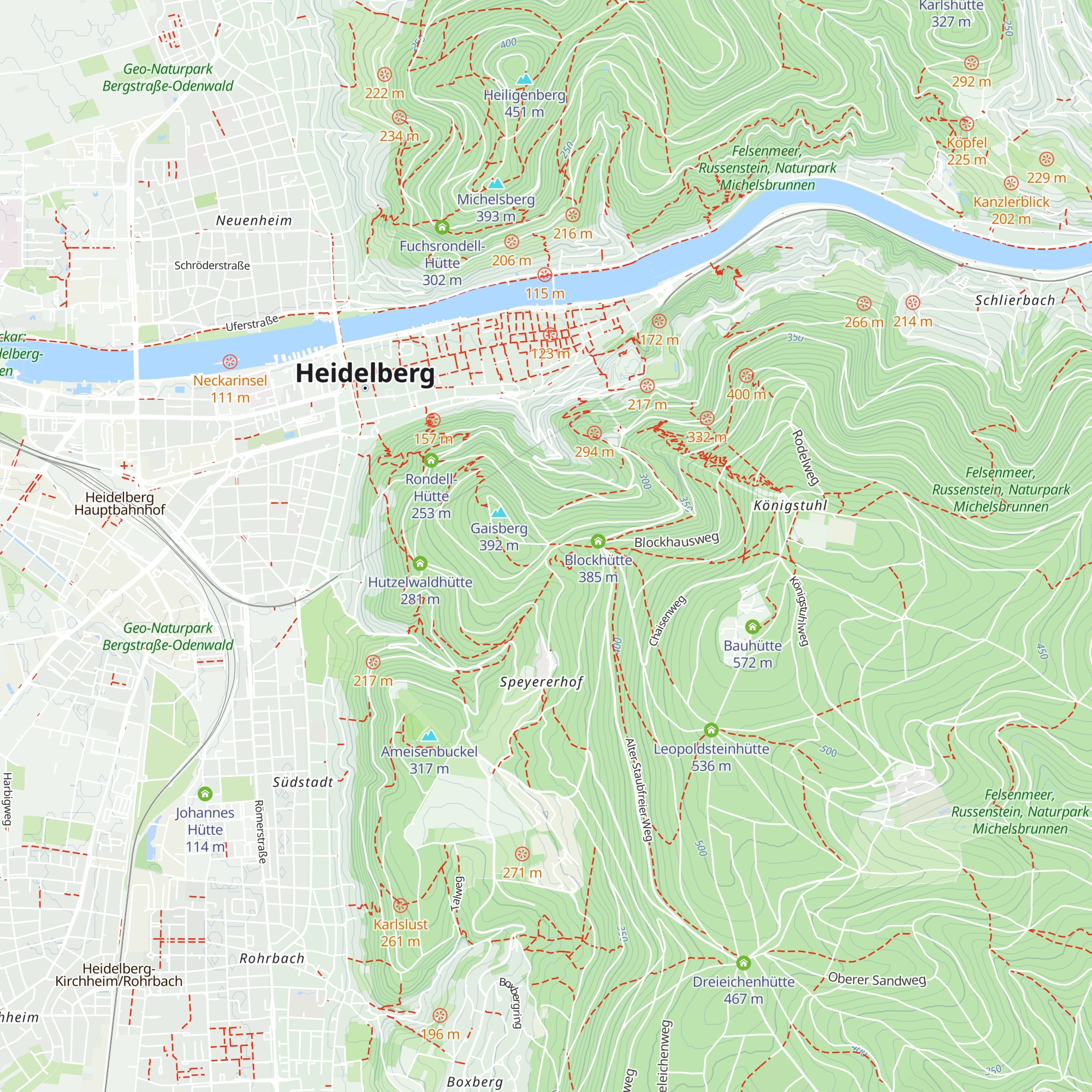 Sprunghütte map