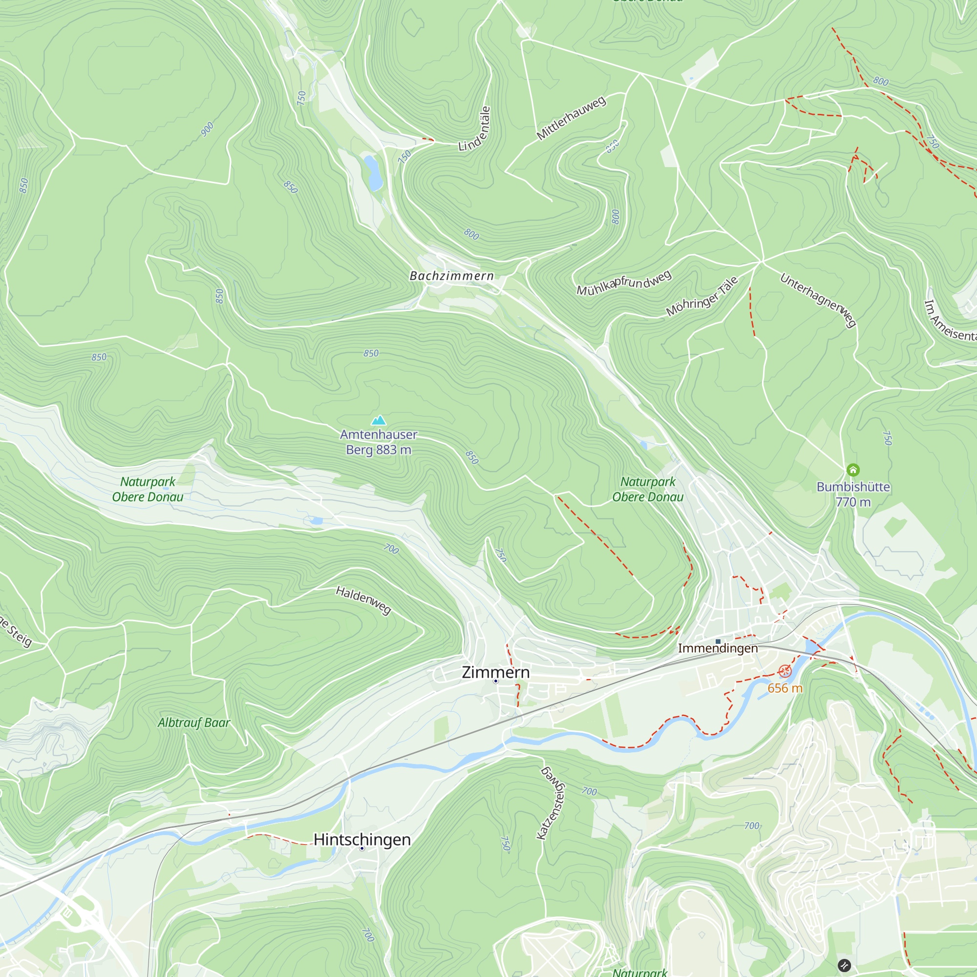 Wocherhütte map