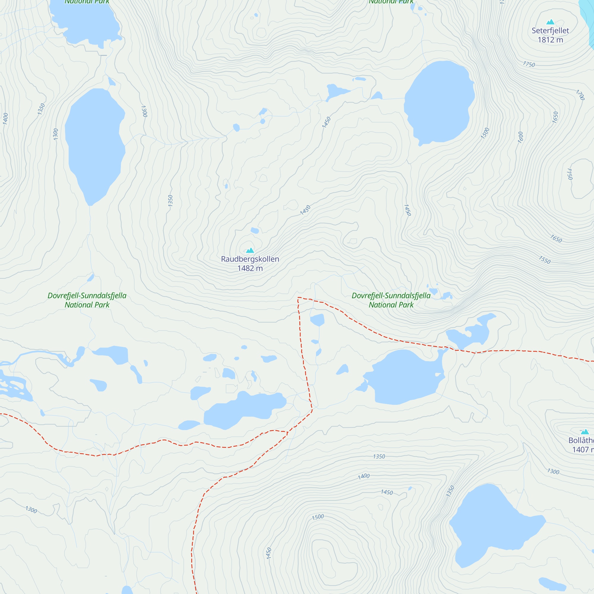 Raubergshytta map
