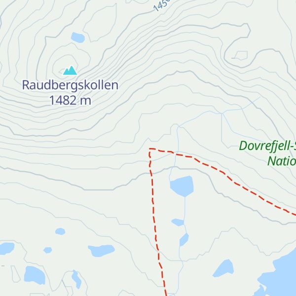 Map of Raubergshytta