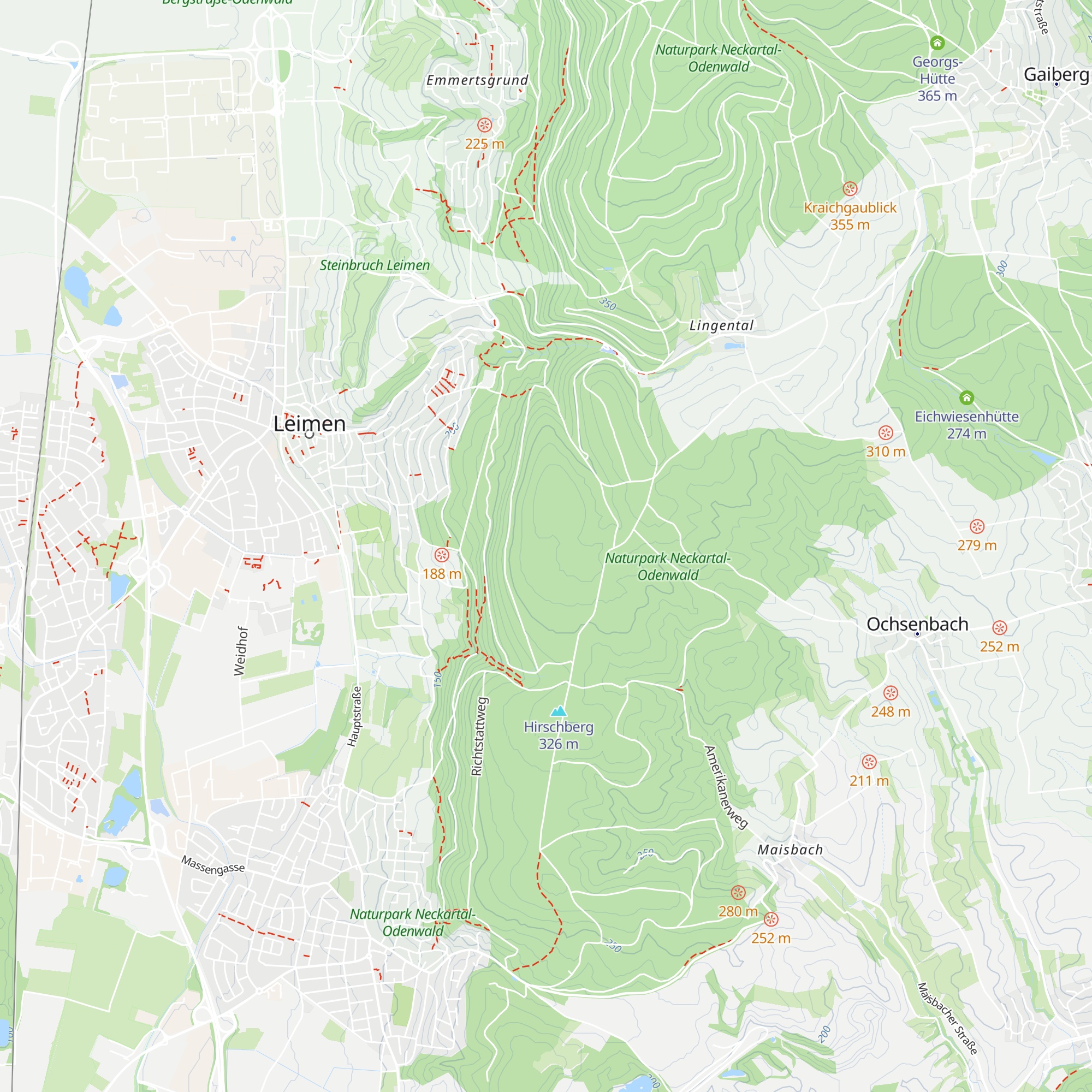 Eschenplattehütte map