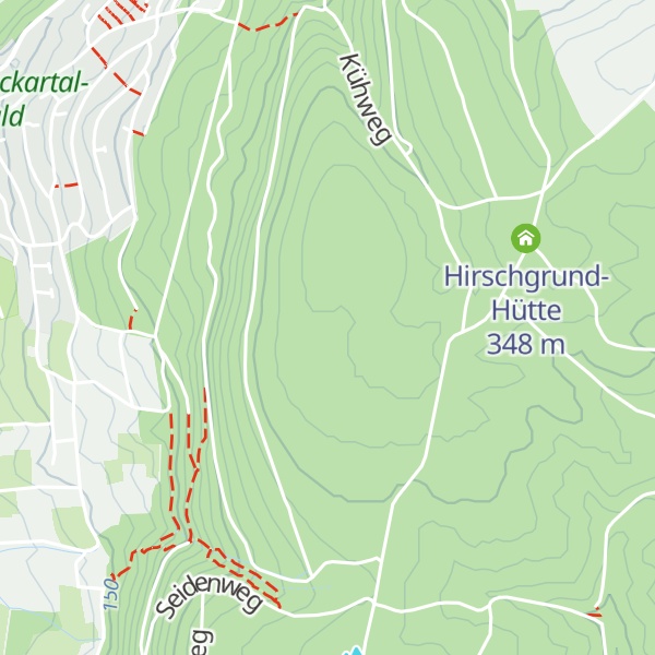 Map of Eschenplattehütte