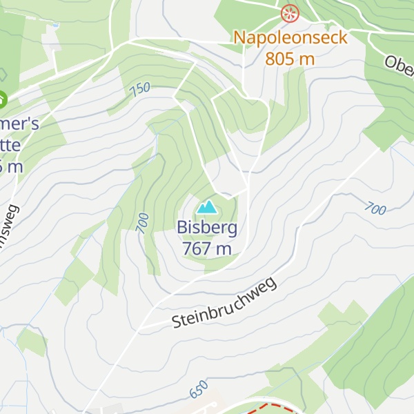 Map of Bisberg