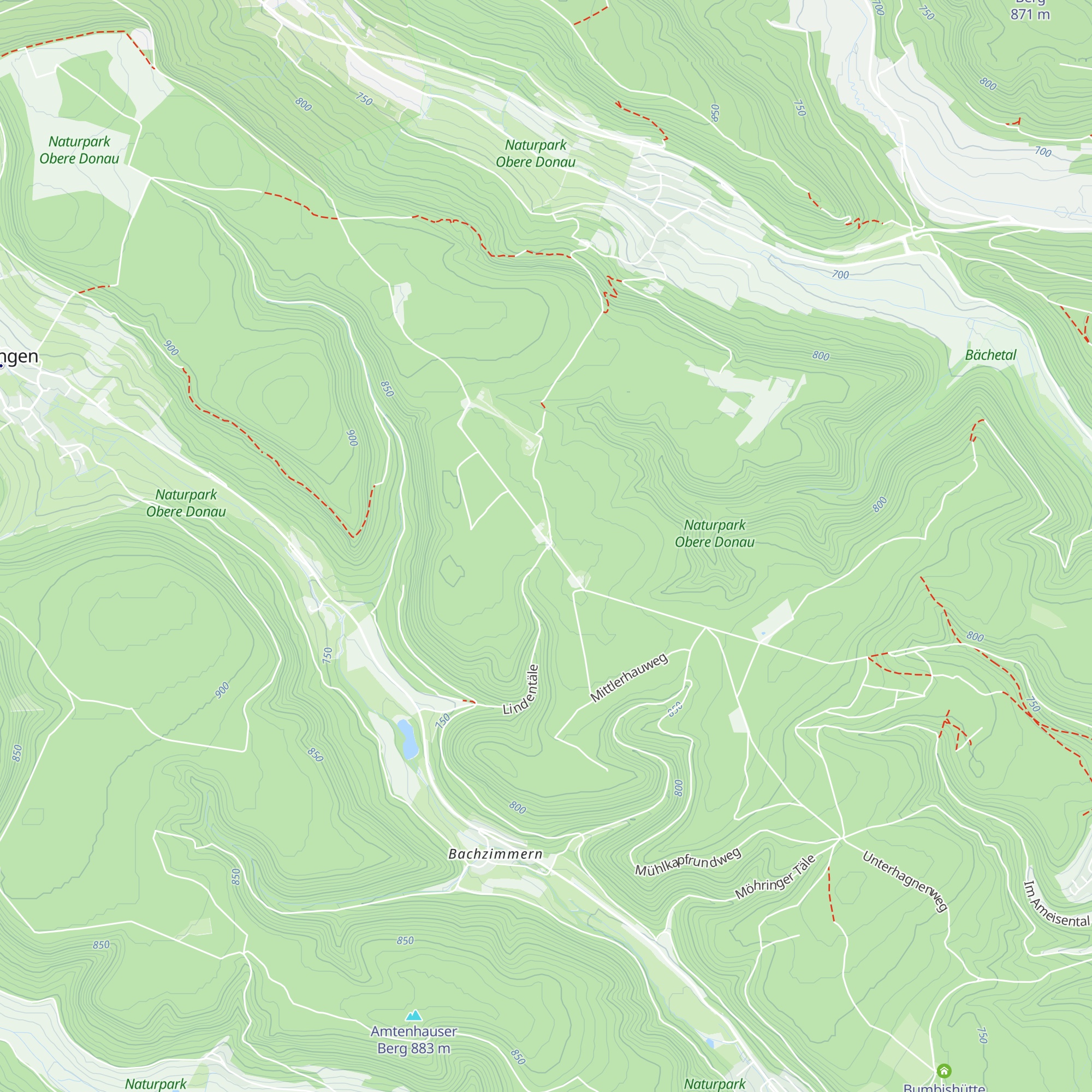 Lindentalhütte map