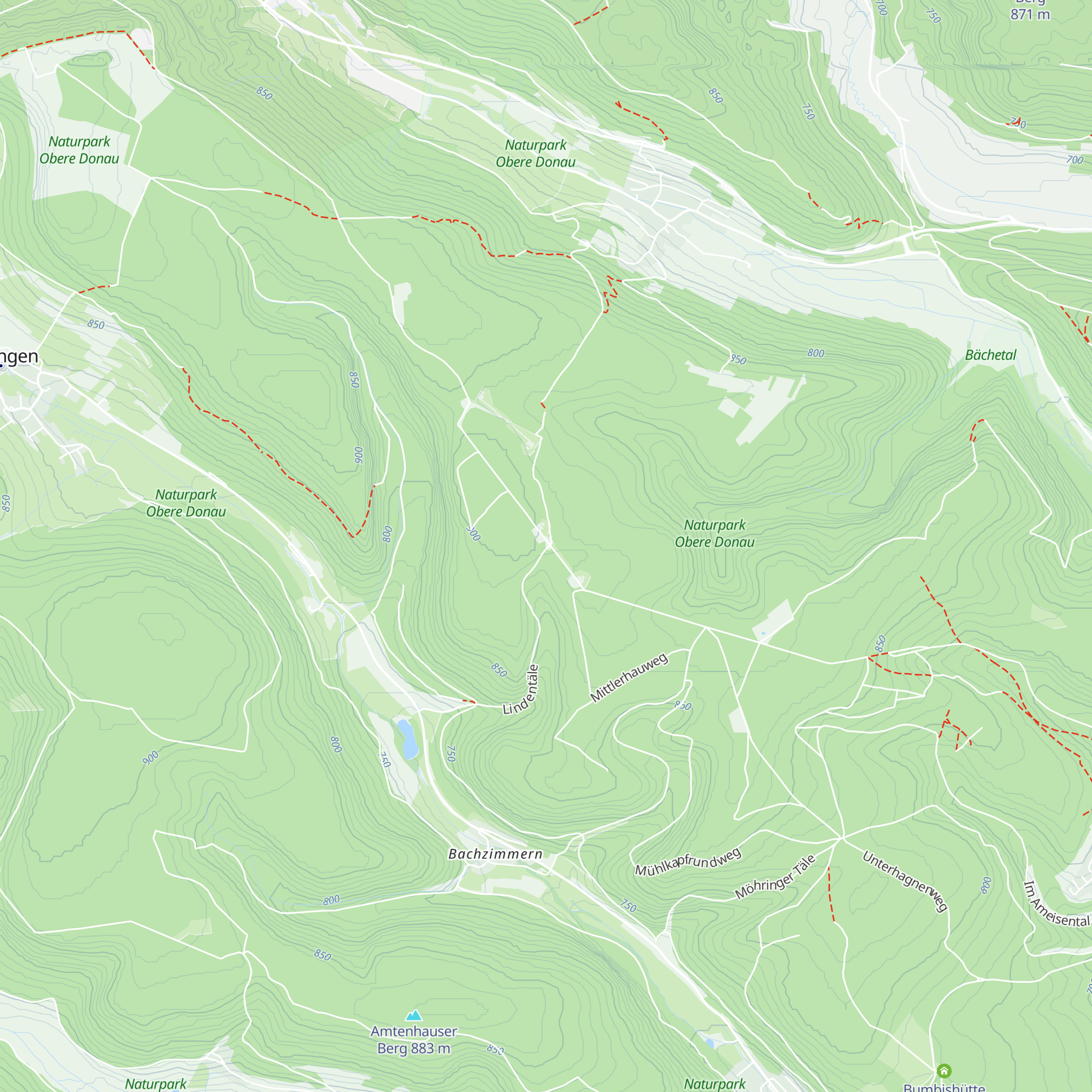 Lindentalhütte map
