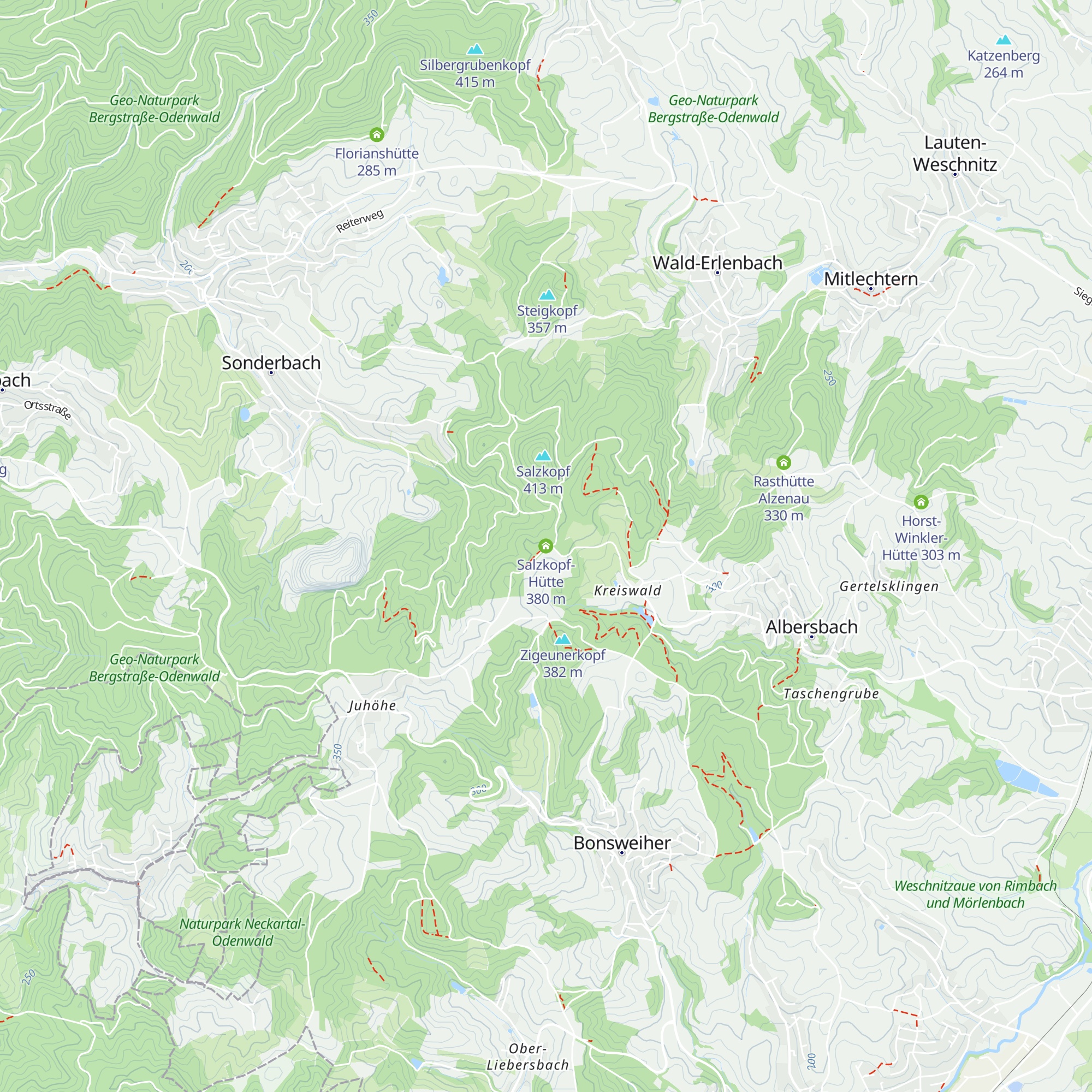 Salzkopf-Hütte map