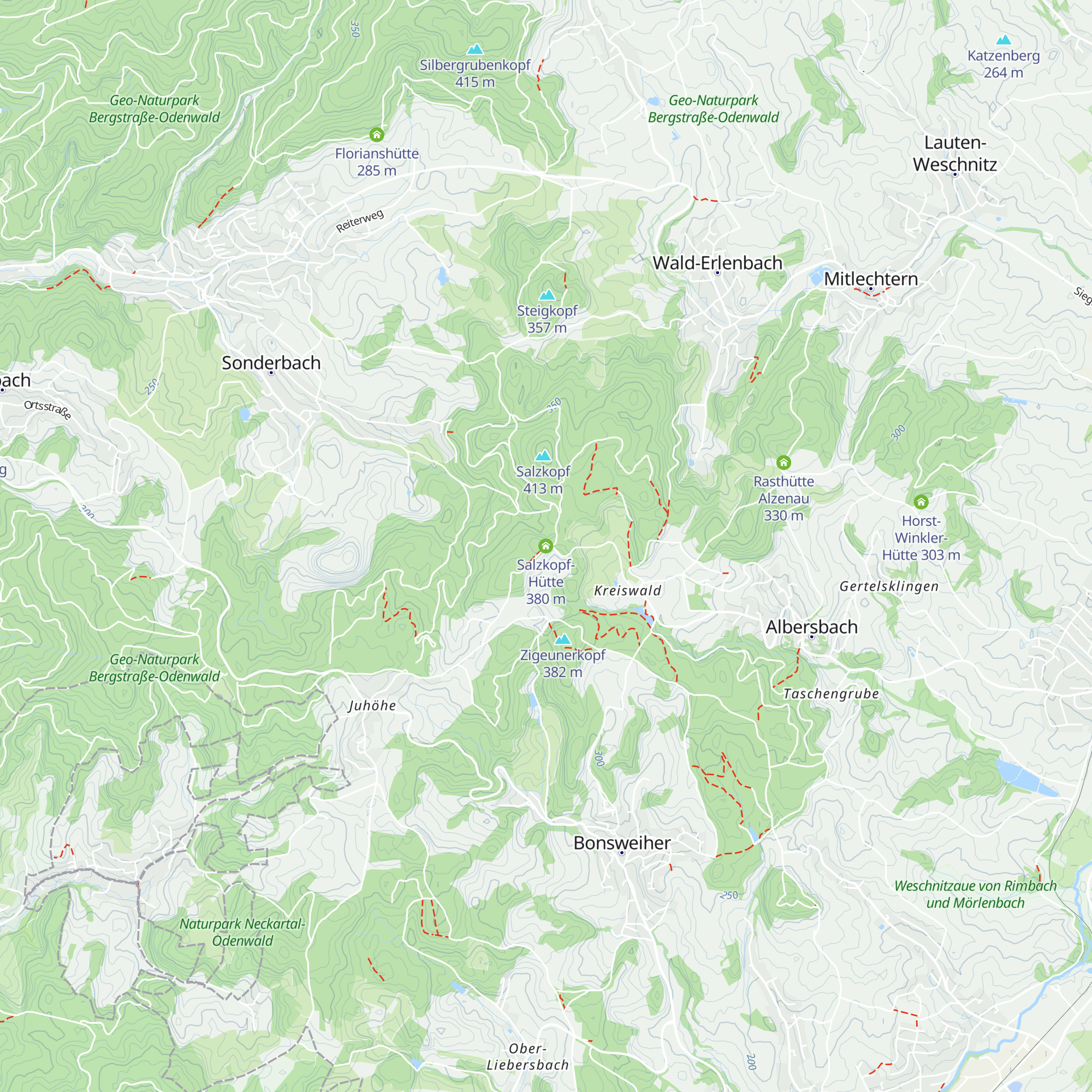 Salzkopf-Hütte map