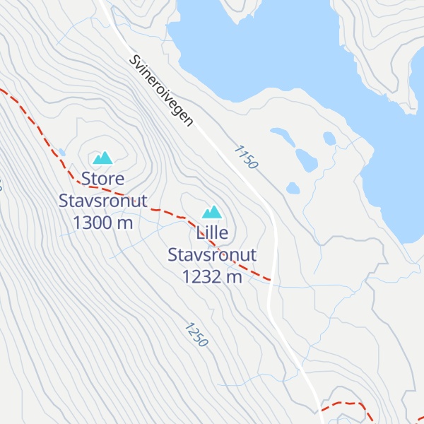 Map of Lille Stavsronut
