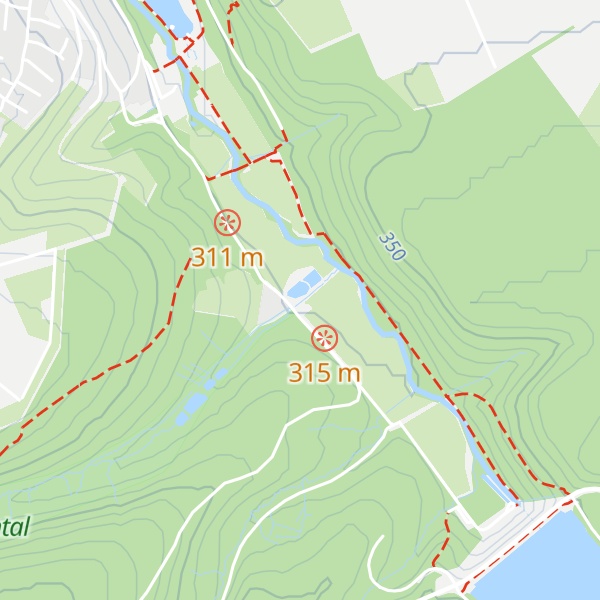 Map of Schwanenteichhütte