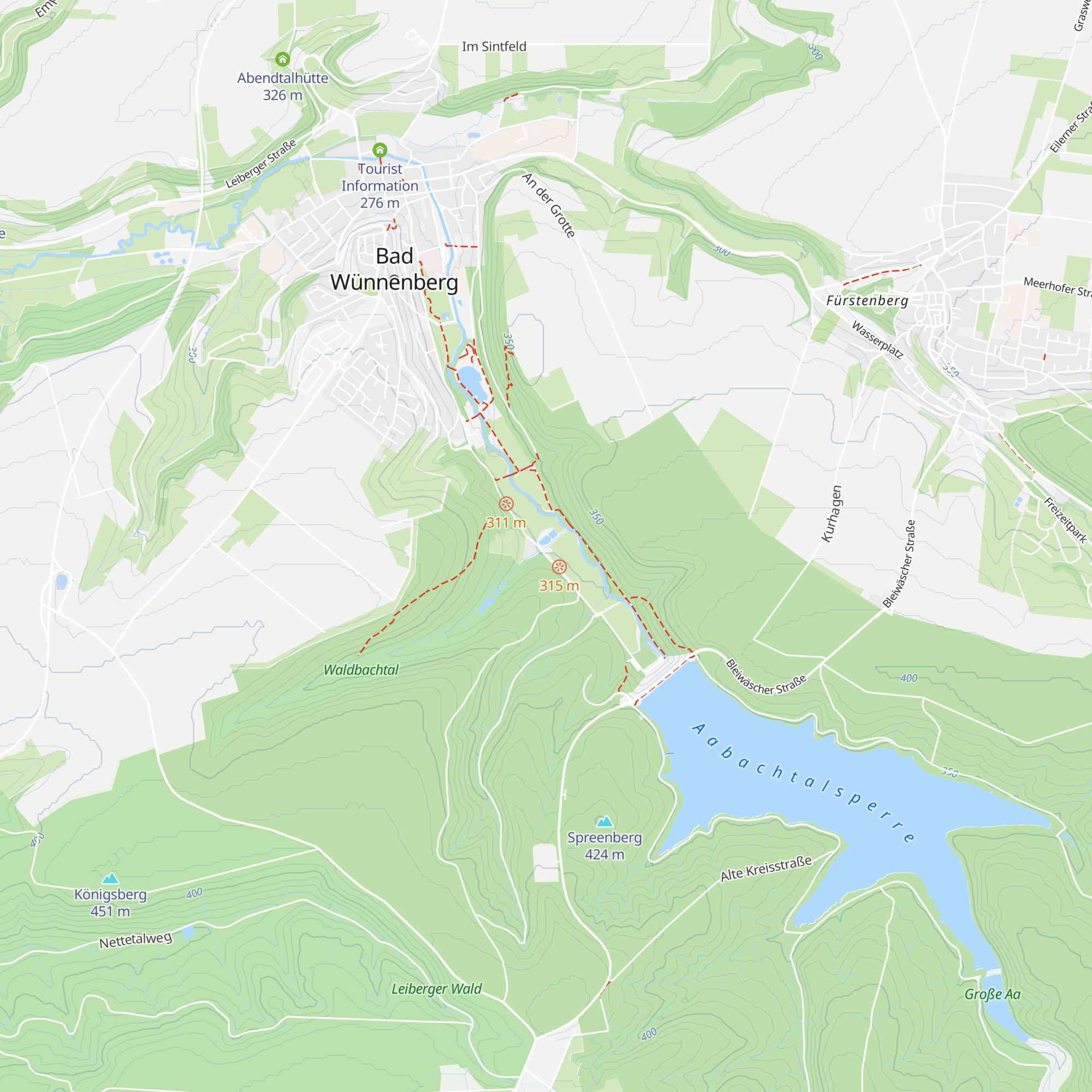 Schwanenteichhütte map