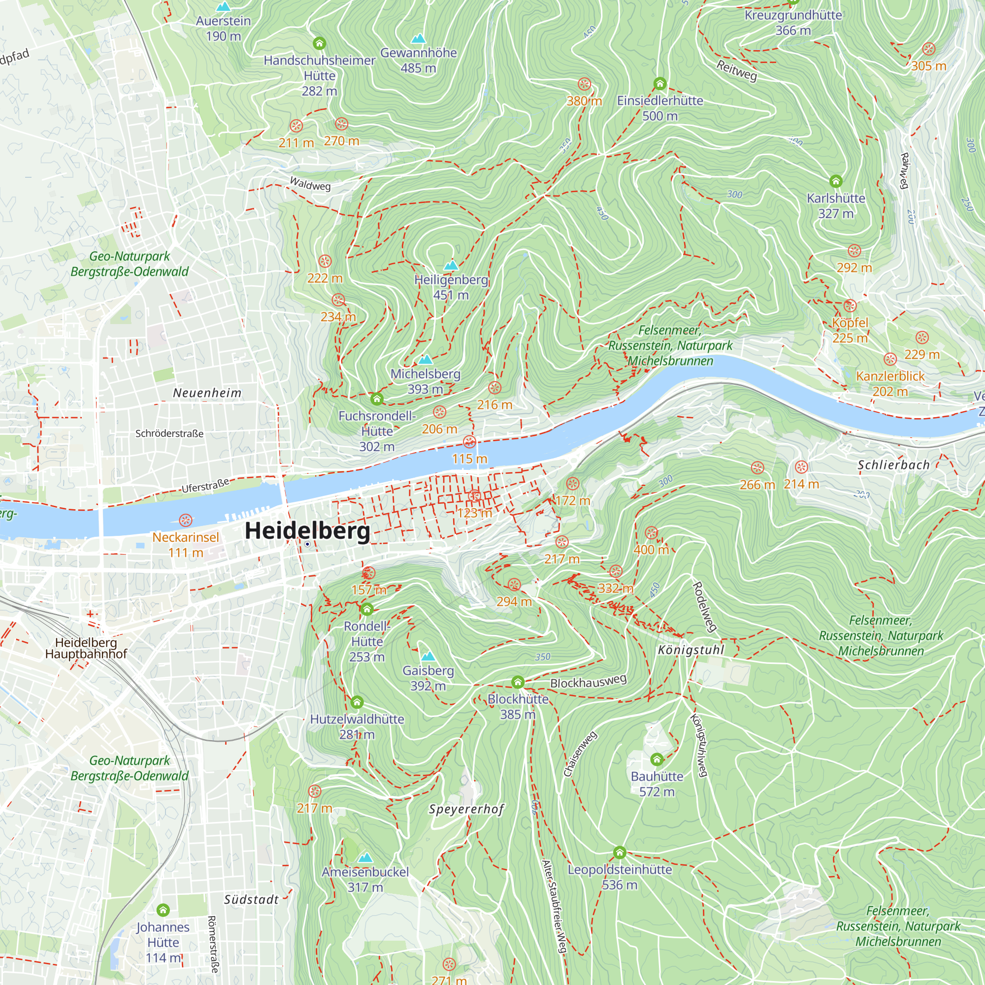 Tourist Information map