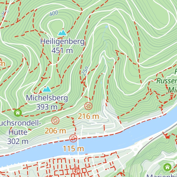 Map of Odenwälder Hütte