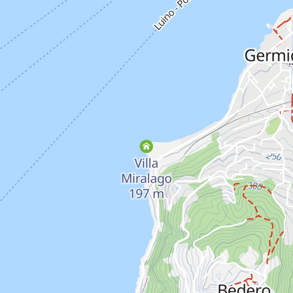 Map of Villa Miralago