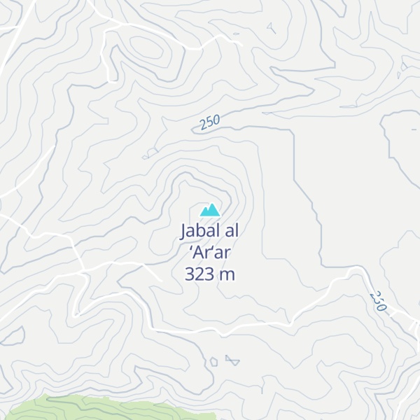 Map of Jabal al ‘Ar‘ar