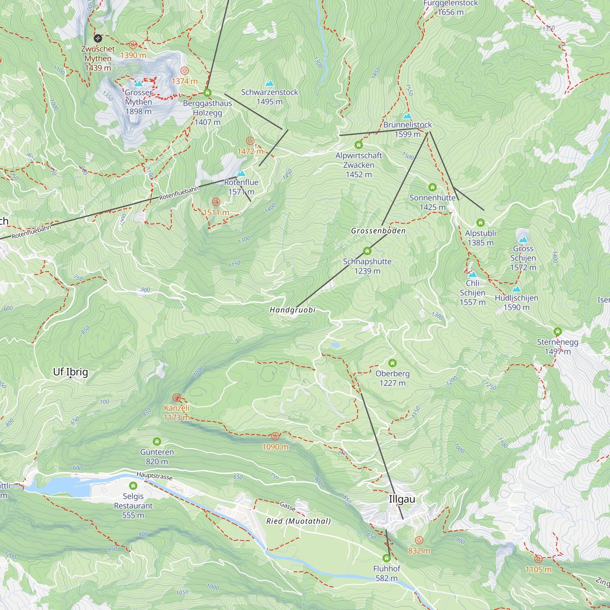 Mauserhütte map