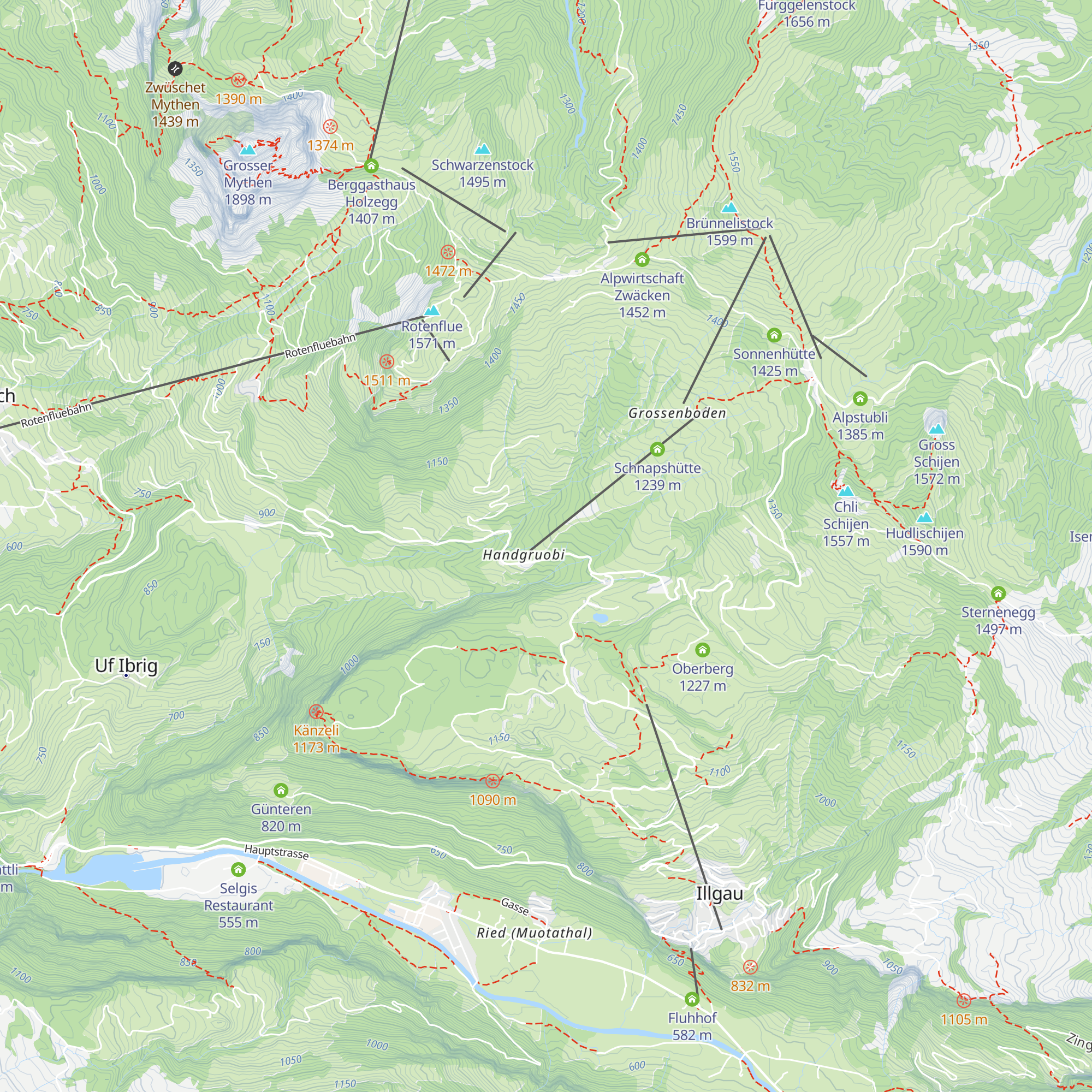 Mauserhütte map