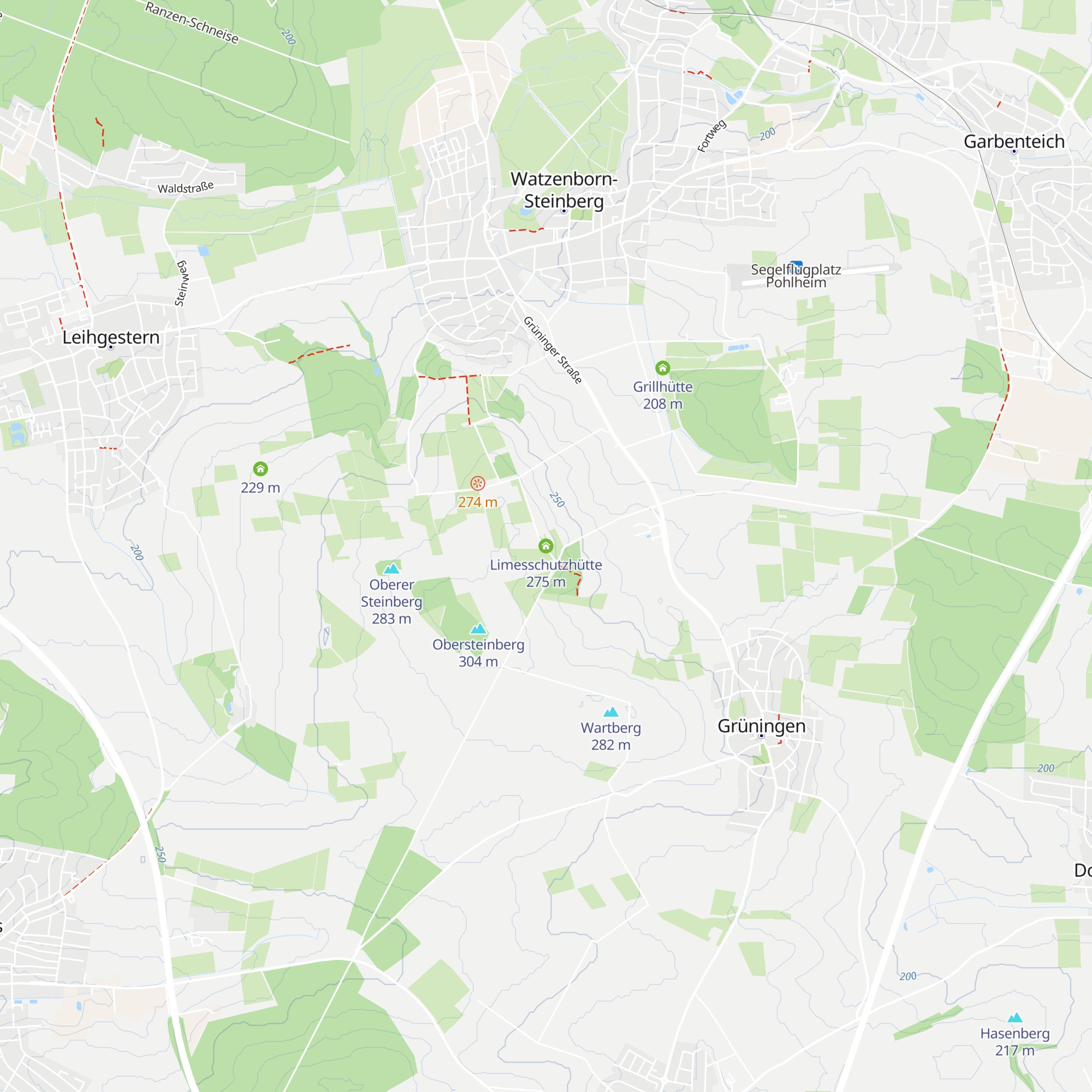 Limesschutzhütte map