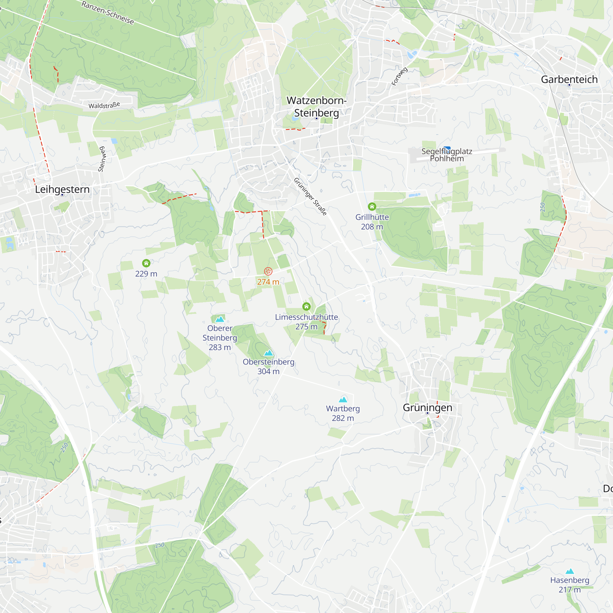 Limesschutzhütte map