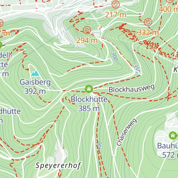 Map of Blockhütte