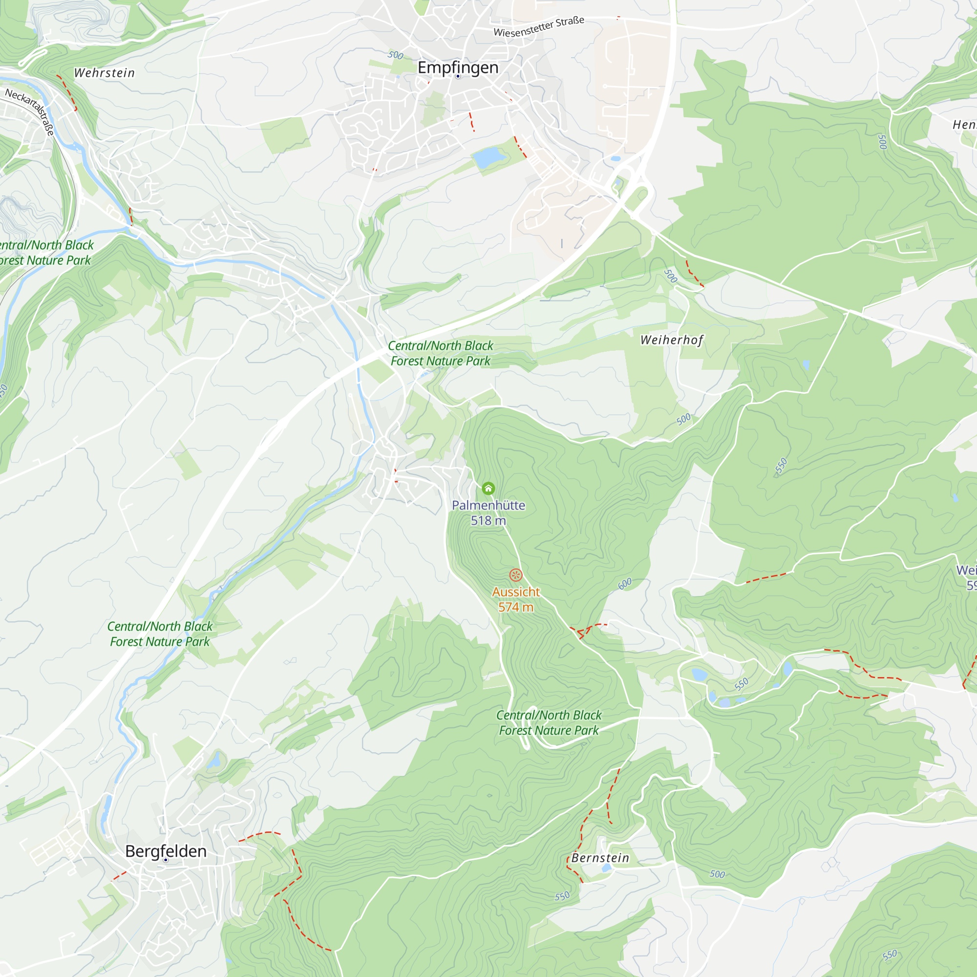 Palmenhütte map