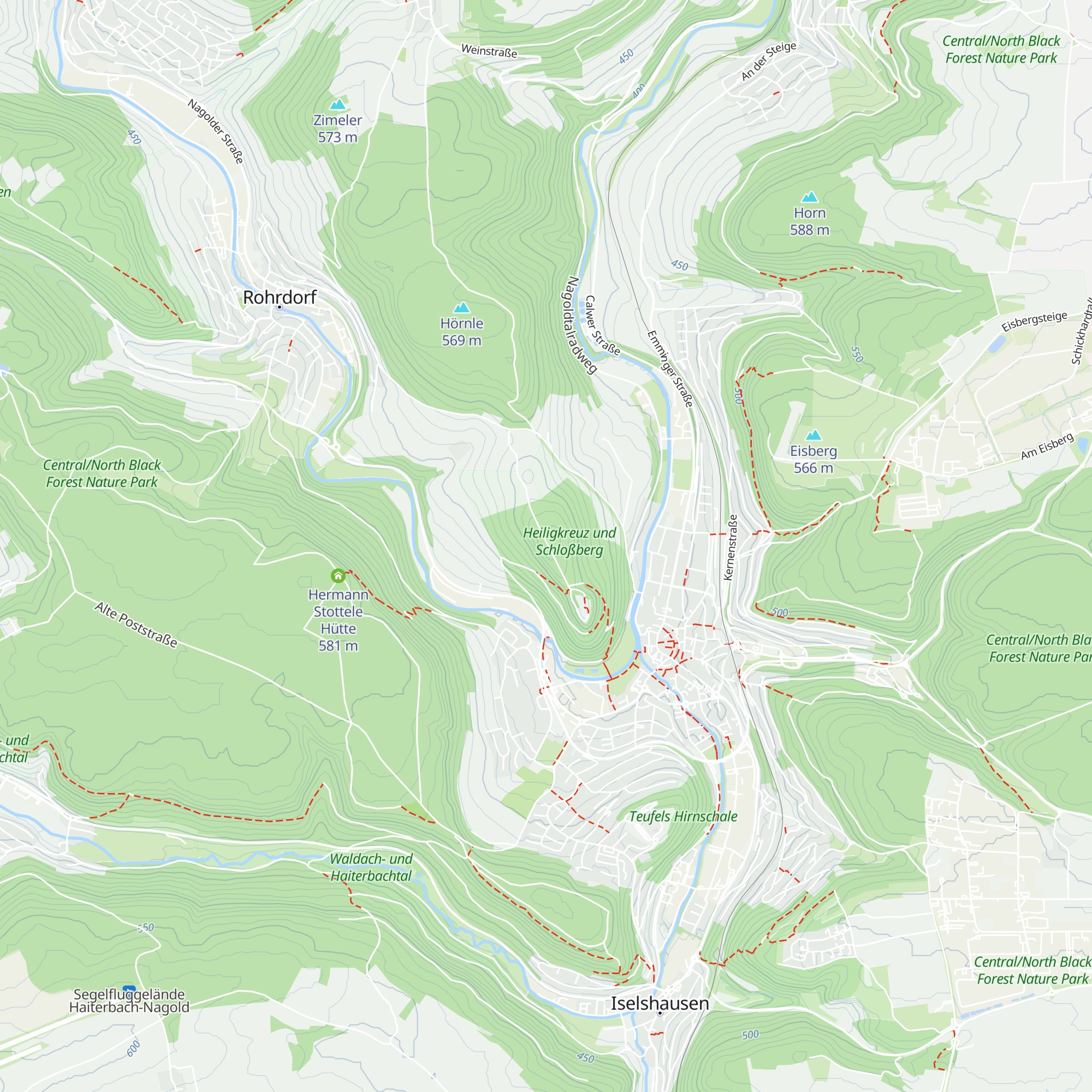 Eibenhütte map