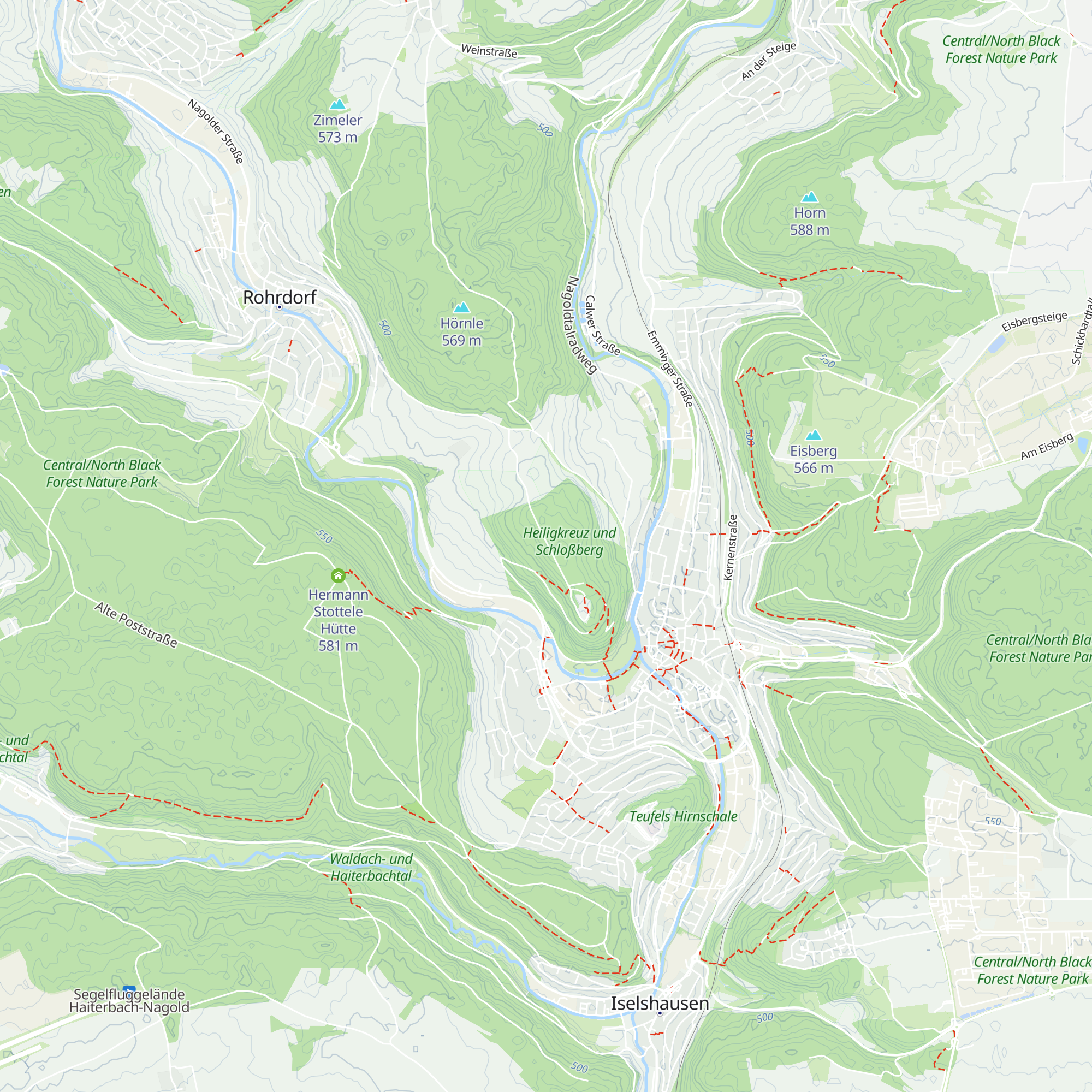 Eibenhütte map