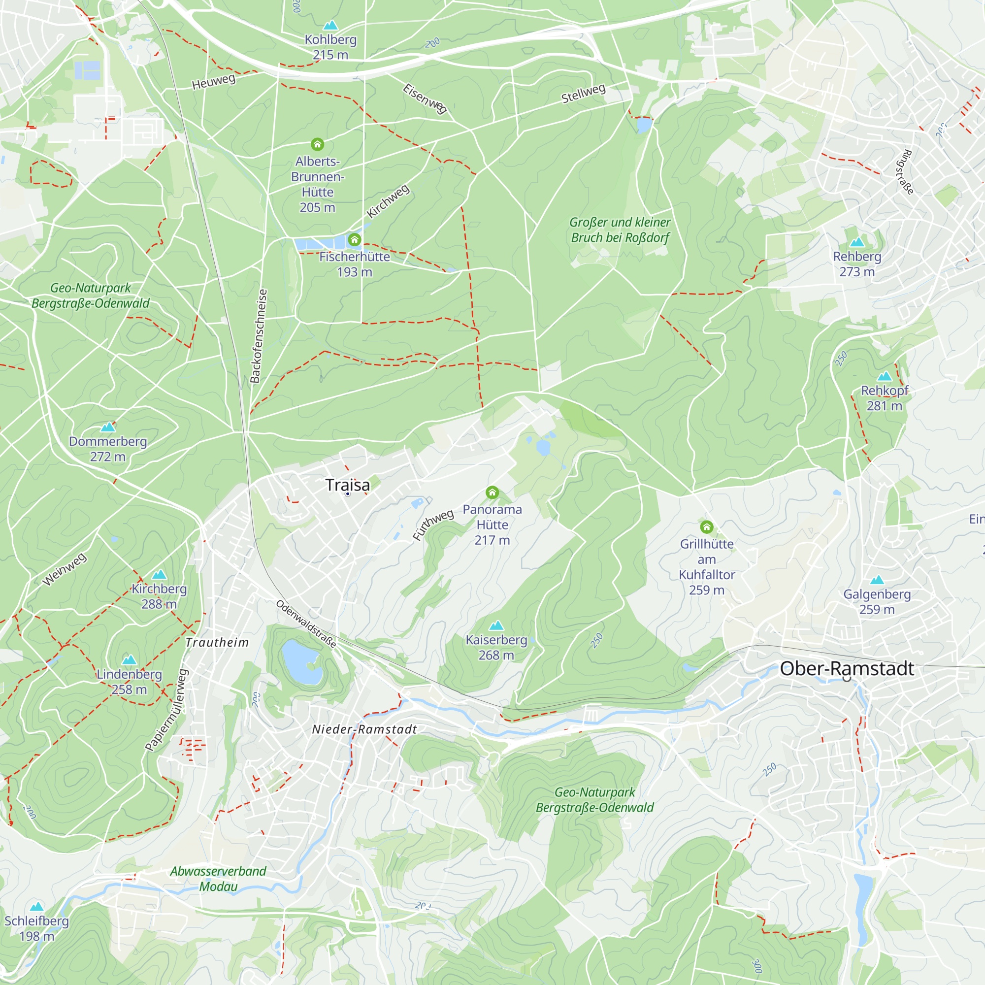 Panorama Hütte map