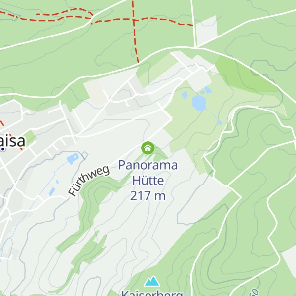Map of Panorama Hütte
