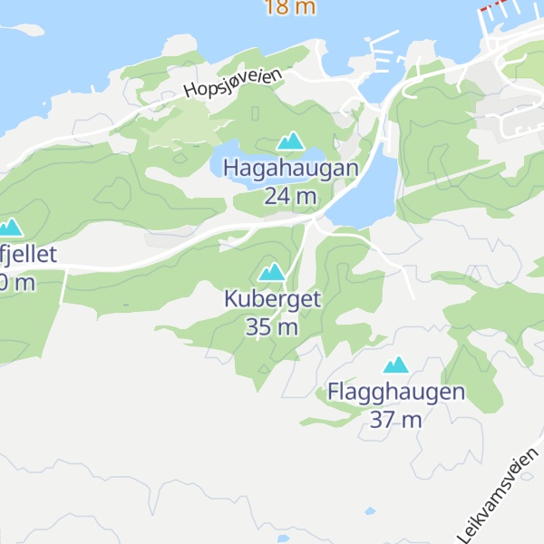Map of Kuberget