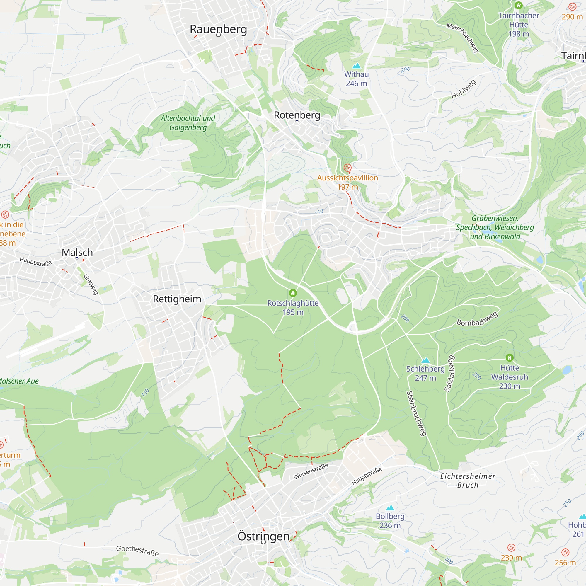 Rotschlaghütte map