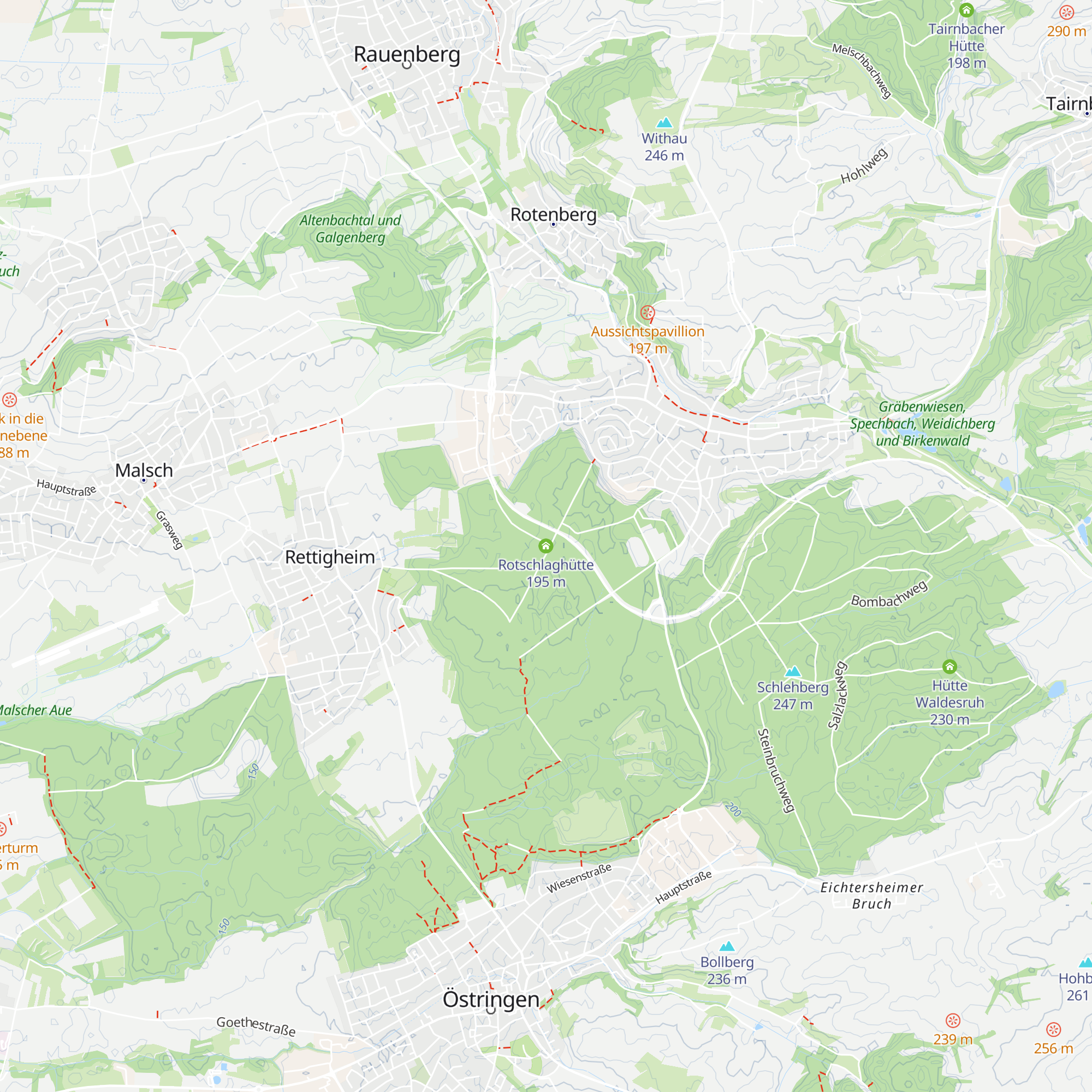 Rotschlaghütte map