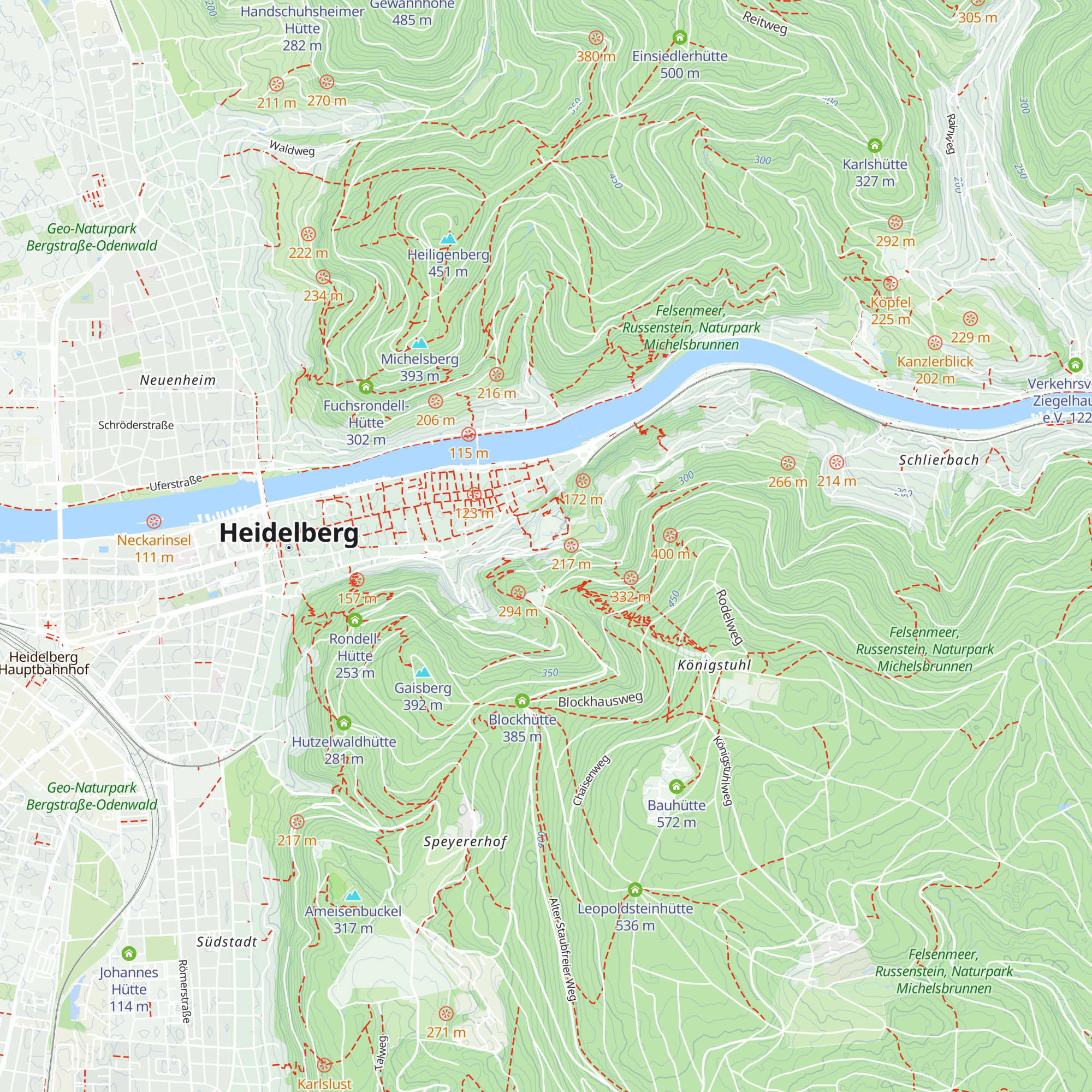 Besucherzentrum Schloss Heidelberg map