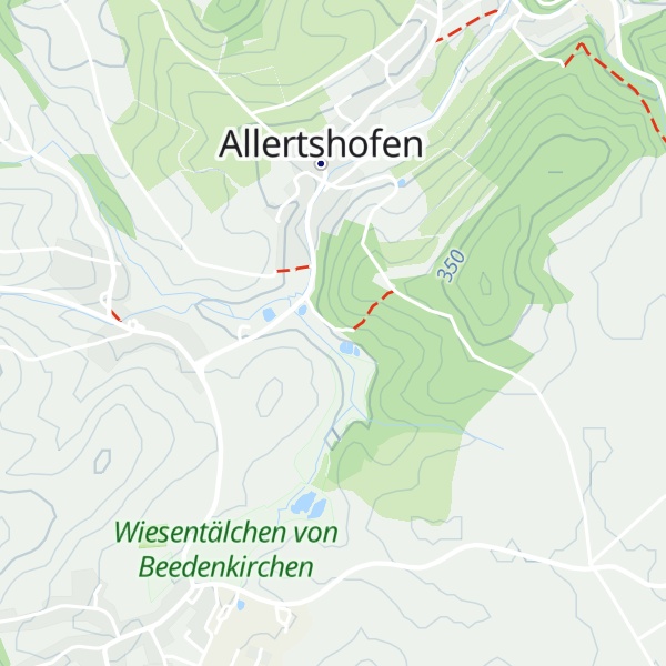 Map of Grillhütte Allertshofen