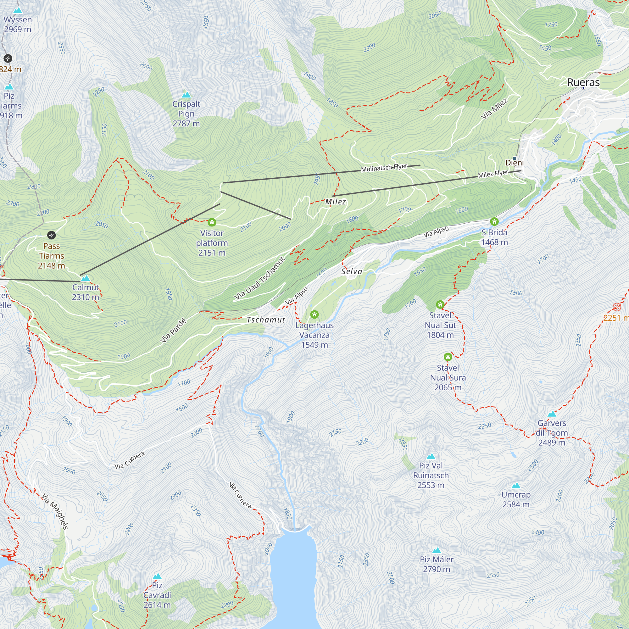 Lagerhaus Vacanza map