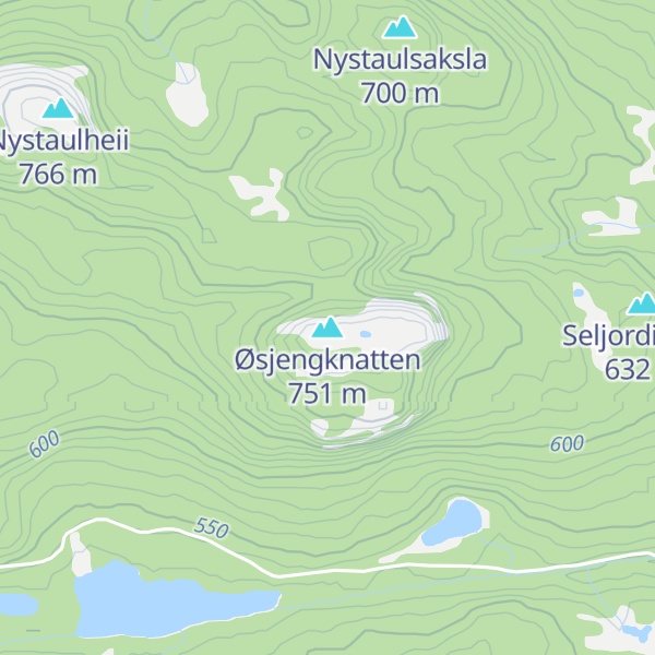 Map of Øsjengknatten
