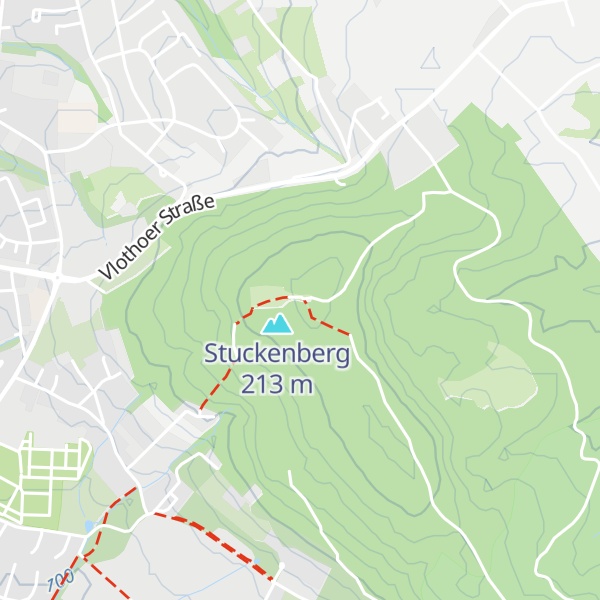 Map of Günther Gauder Hütte, Schutzhütte Herforder Bismarckturm