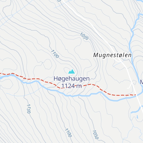 Map of Høgehaugen