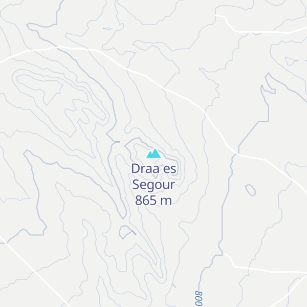 Map of Draa es Segour