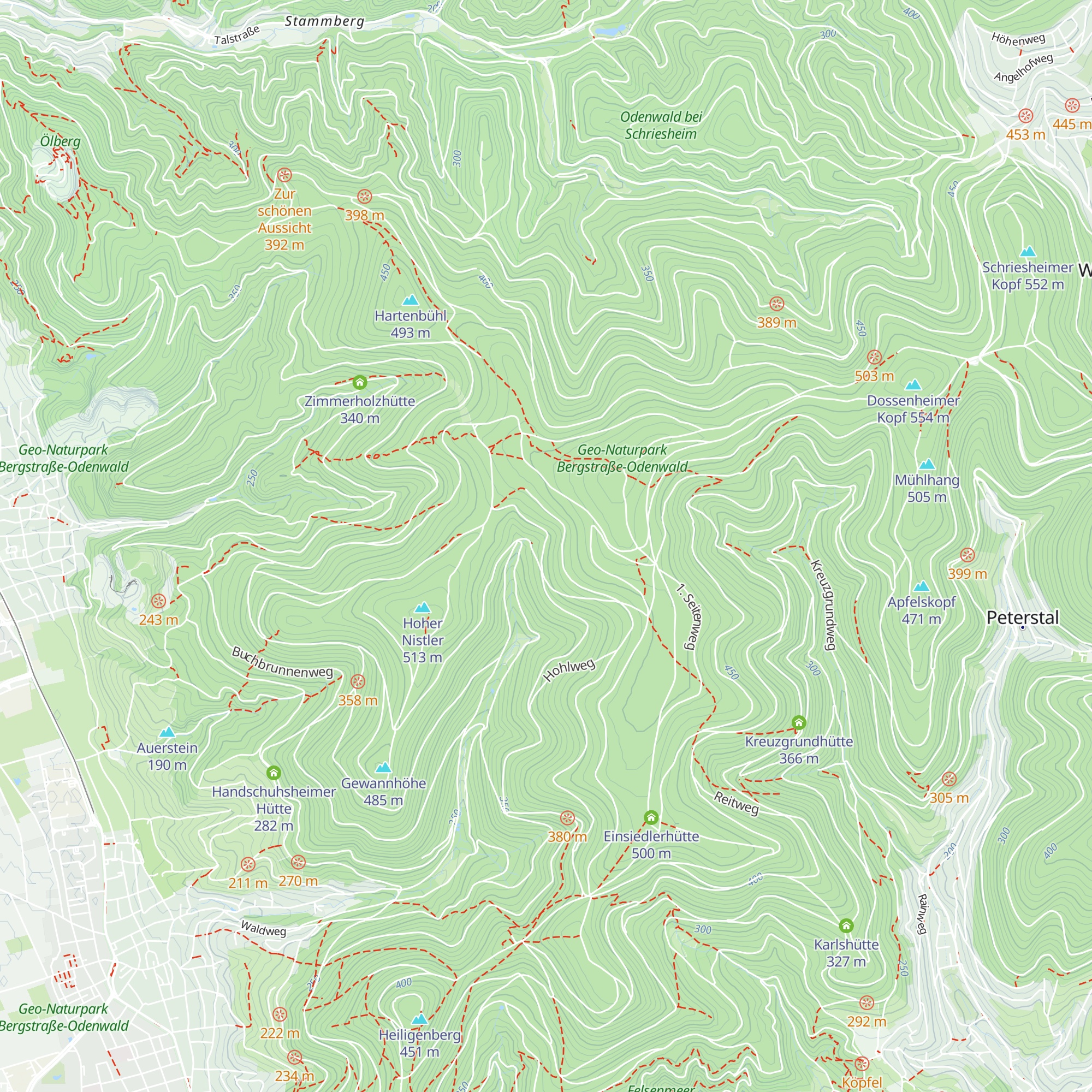Saatschulhütte map