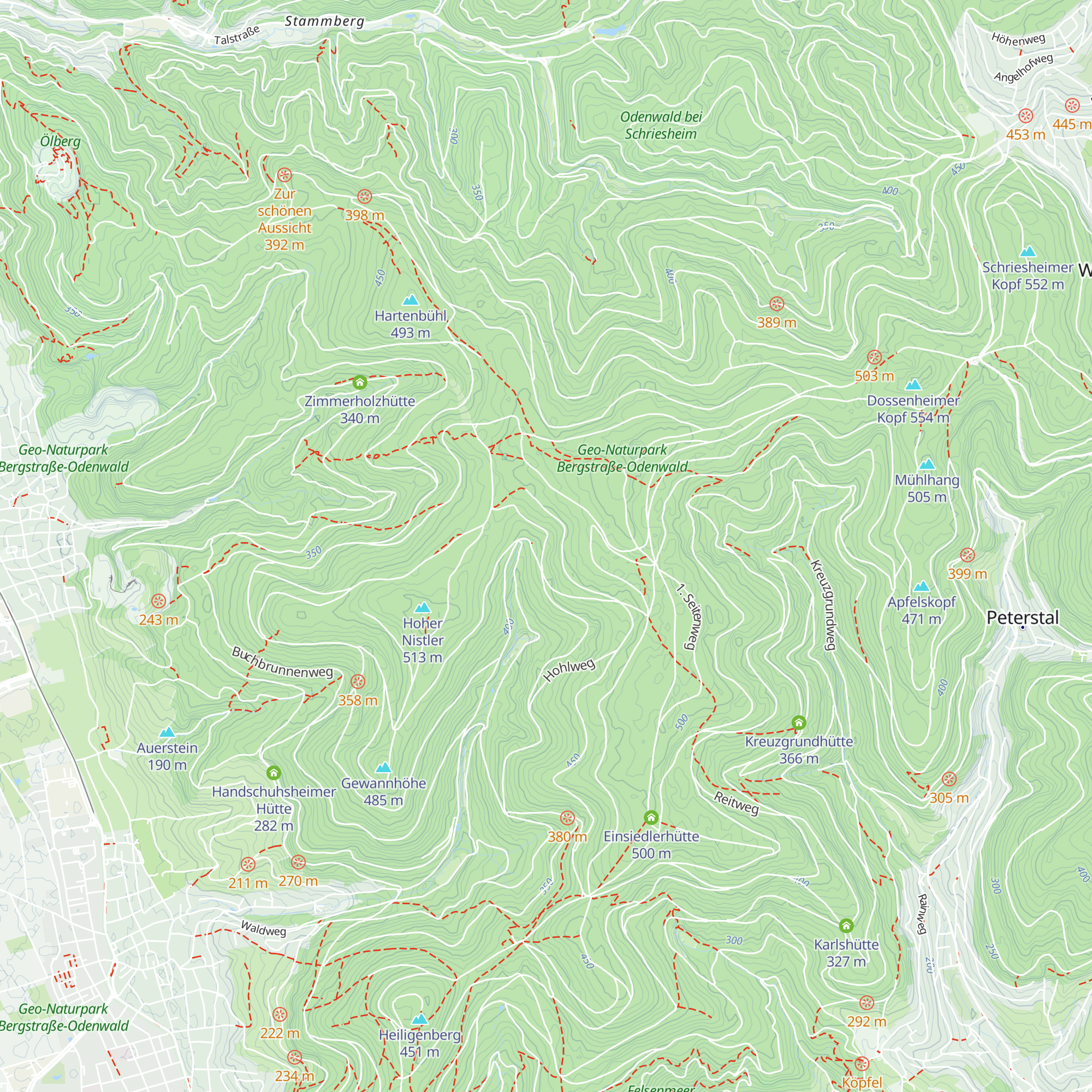 Saatschulhütte map