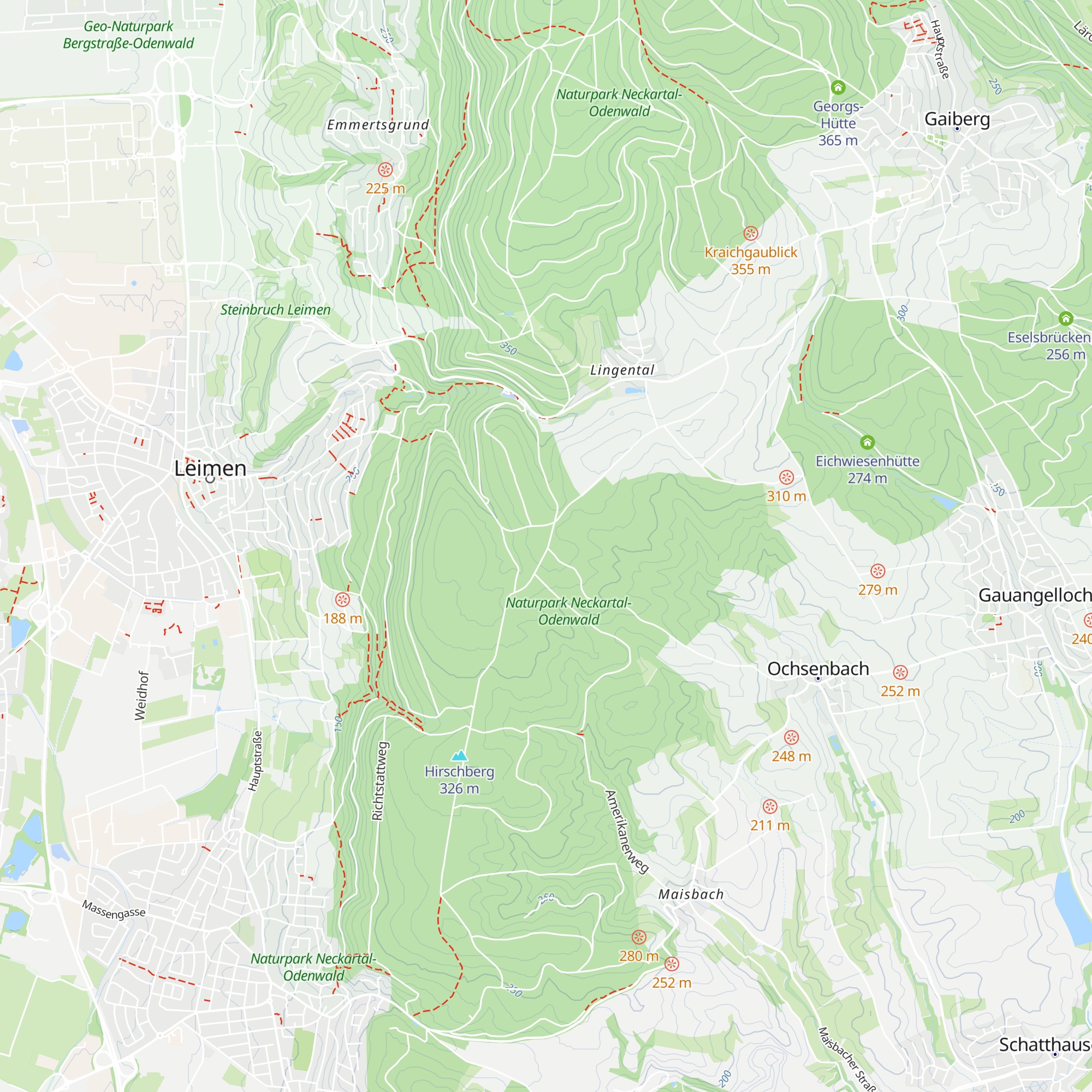 Hirschgrund-Hütte map