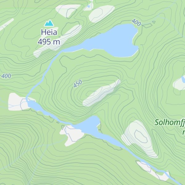 Map of Skomdalsnuten