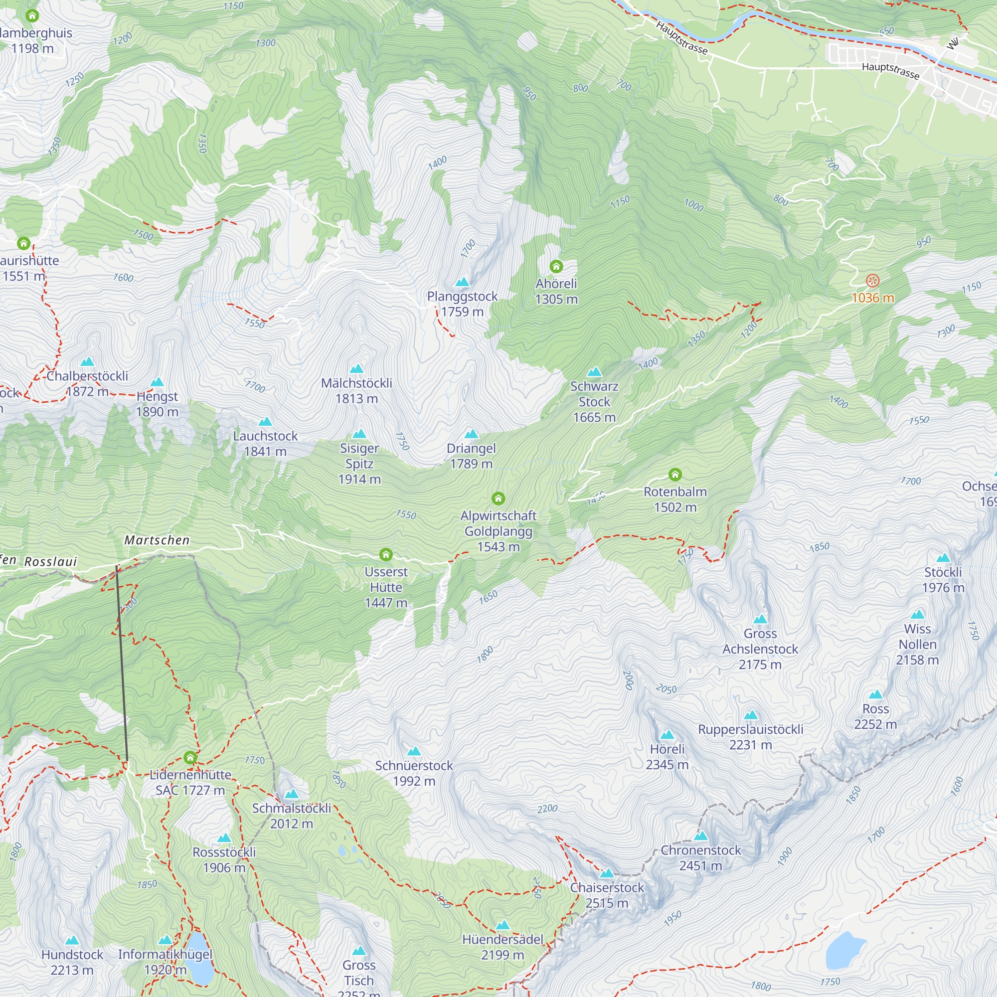 Alpwirtschaft Goldplangg map
