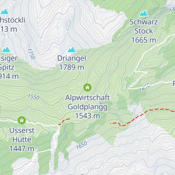 Map of Alpwirtschaft Goldplangg