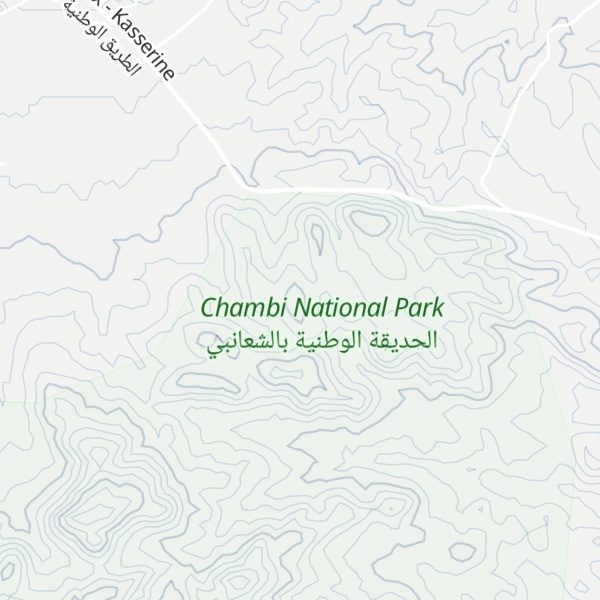 Map of Djebel el Djebbas