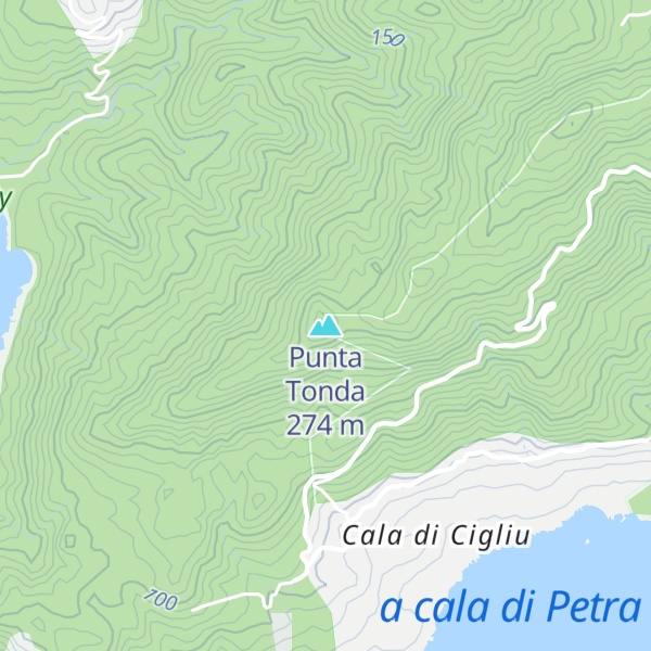 Map of Punta Tonda