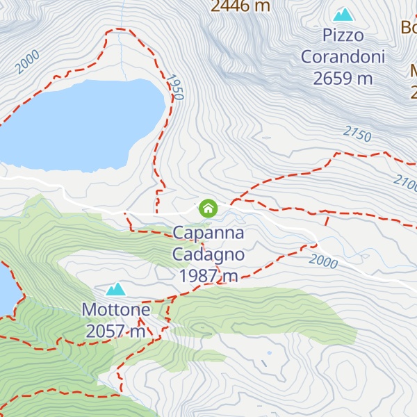 Map of Capanna Cadagno