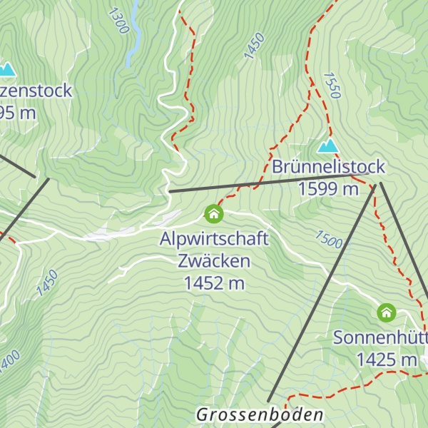 Map of Alpwirtschaft Zwäcken