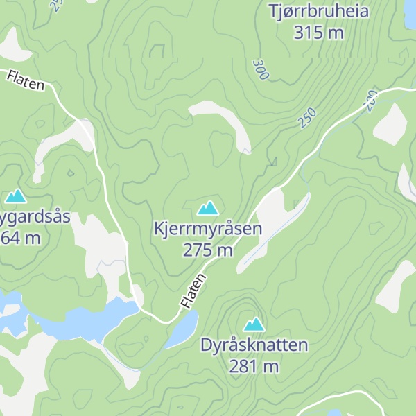 Map of Kjerrmyråsen